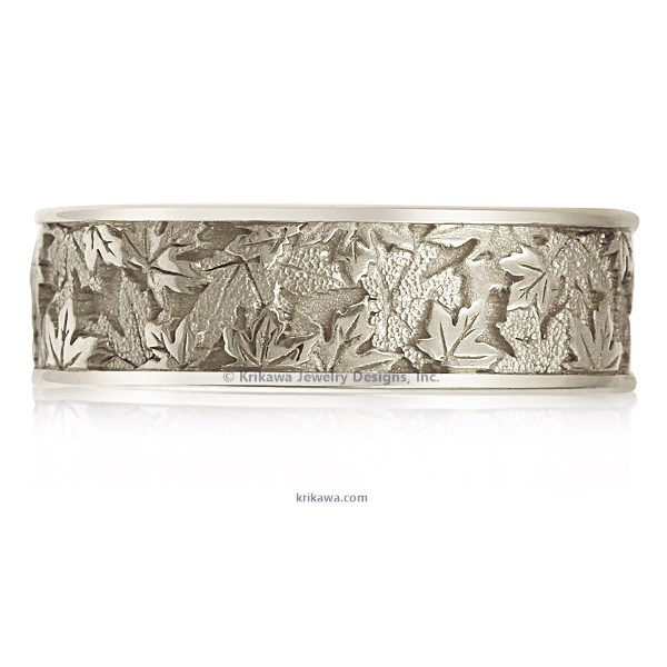 Maple Leaf Wedding Band